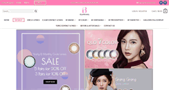 Desktop Screenshot of ieyebeauty.com